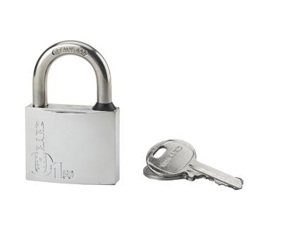 Cadenas type 1 50MM chromé anse inox - Thirard