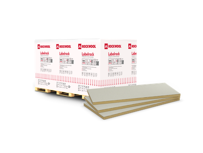 Complexe de doublage isolant LABELROCK bi-densité plaque de plâtre standard ép.10MM L 2500 x l 1200 x ép 90MM R= 2,4