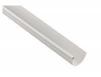 GOUTTIERE PVC-U GRIS CLAIR DEMI RONDE DEVELOPPE T16 2 M