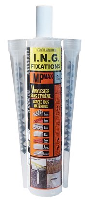 Résine MPMAX GRISE vinylester sans styrène 300 ML 