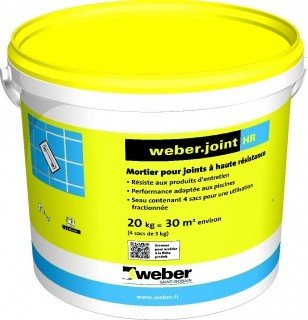 MORTIER JOINT WEBER.JOINT HR BLANC 20KG