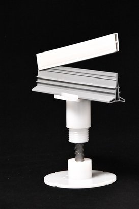 REHAUSSE POUR REGLE A BETON PVC BLANC 5 M