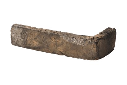 Brique d'angle BRIKELIA VINTAGE L.24/11xHt5,2cm ép.2,2cm - Coloris Ton Anthracite