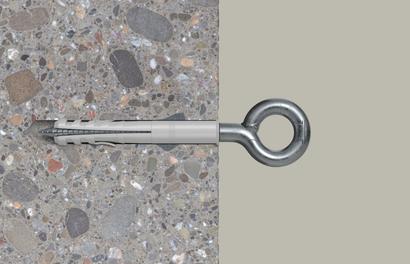 Piton GS 12 en acier électrozingué pour échafaudage Ø12 x 120MM - Sachet de 2 pièces