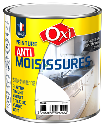 Peinture OXI Anti Moisissures - Pot de 0,5L