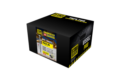 Pack charpentier 1150 vis (6x100 / 6x120 / 6x140) + 1 boite embout offert