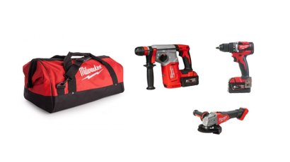 PACK 3 MACHINES M18 + 1 SAC OFFERT