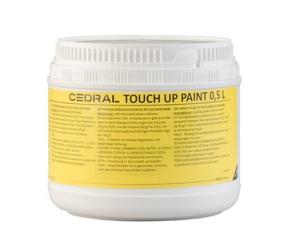 Peinture de retouche façade CEDRAL - Pot de 0,5L - C04 Brun Foncé