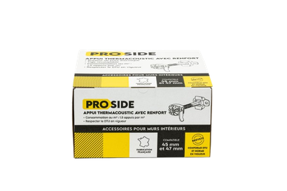 Appui intermédiaire renforcé Thermacoustic 70/140 Proside - Boite de 50 pièces
