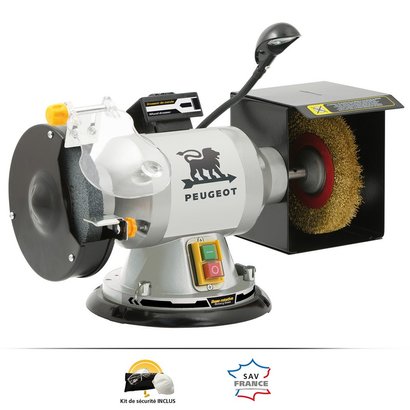 TOURET A MEULER 350W D150 MM PIVOTANT MEULE BROSSE