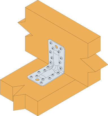 EQUERRE RENFORCEE E9S 150 X 90 X 65 X 2.5