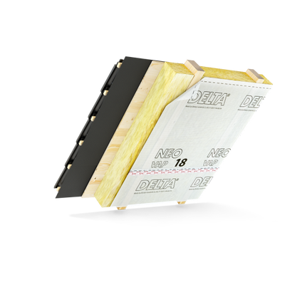 Membrane d'étanchéité à l'air et pare-vapeur bi-couches translucide DELTA-NEOVAP 18 rouleau de 50x1,50m