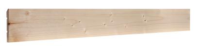Plinthe Sapin Bord Droit - 13x110mm L.2,40m