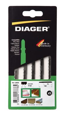 Lame de scie sauteuse pour le chantournage bois tendre et dur 2,5-35MM