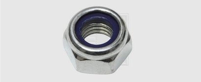 ECROU FREIN NYL. ZINGUE M 8 mm - P/5
