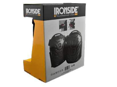 Genouillère pro avec rembourrage en gel et fermeture avec élastique