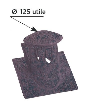 TUILE À DOUILLE PLATE 17X27 DIAM.125 UTILE ET LANTERNE - VIGNOBLE