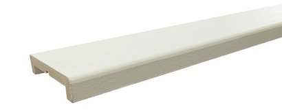 Nez de cloison MDF prépeint Blanc - 11x73mm L.2,50m