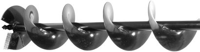 Mèche de tarière couteau intégré - Long. 80 cm . Diam. 120 mm