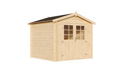 Abri de jardin en épicéa non traité Duty Free 248x238x216,8CM - OLG