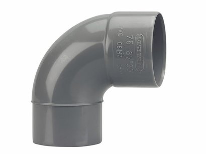 COUDE PVC MF 87 DEG 30 75 GN