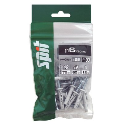 Cheville  à frapper HIT M SPIT TP  Ø6x30MM - Sachet de 25 pièces