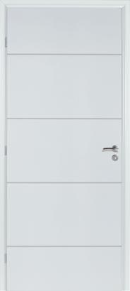 Bloc-porte KETCH Thermique à Recouvrement - Huisserie Neolys 74x49mm -  Serrure 3 points - Poussant Droit - 204x83cm