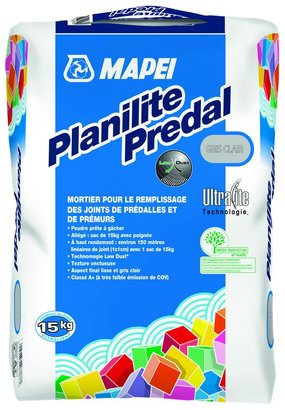 Mortier base ciment pour joints prédalles/prémurs - PLANILITE PREDAL Gris clair - Sac de 15kg
