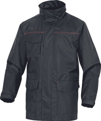 Parka SLIGO - Imperméable - Noir/Rouge - T.M