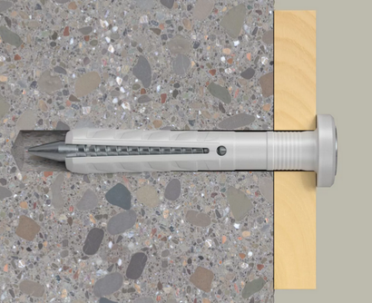 CHEVILLE A FRAPPER N A COLLERETTE EPAISSE D8X60 BOITE 100