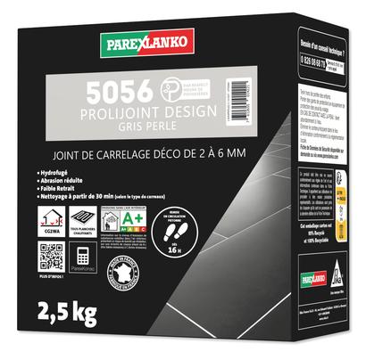 Joint carrelage de 2 à 6MM PROLIJOINT DESIGN 5056 - Gris Perle - Sac de 2,5KG