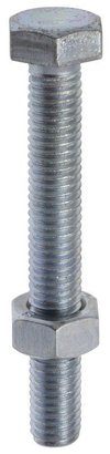 BOULON METAUX TÊTE HEXAGONALE 10X70 ACIER ZINGUÉ BARQUETTE X14