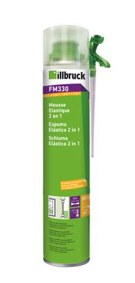 Mousse PU Colle Elastique BBC 2 en 1 illbruck blanc FM330 blanc 750ml