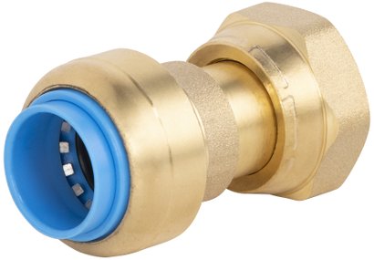 RACCORD DROIT F ECROU L. 1/2-Ø12 TOUTPUSH