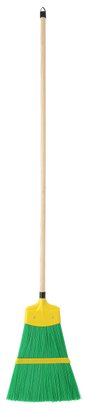 Balai voirie polymère manche en bois - Leborgne