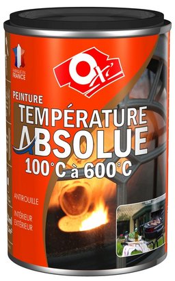 PEINTURE GLYCERO HAUTE TEMPERATURE SATINE METAL 250 ML