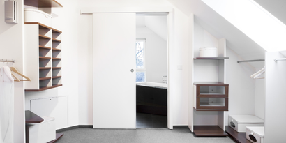 Rail en applique A2 - Kit A2 A - à peindre pour porte coulissante bois