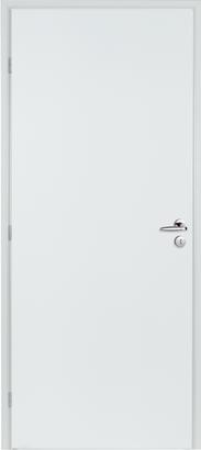 Bloc-porte COUPE FEU EI30 1V SA Plane à Chant Dégraissés - Huisserie Neolys Feu 90x65mm -  Serrure 1 point - Poussant Droit - 204x93cm