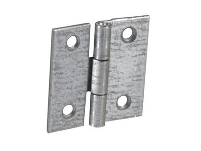 Charnière carré Acier zingué 80x80 Blister de 1