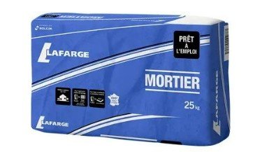 Mortier prêt-à-l'emploi sac de 25kg