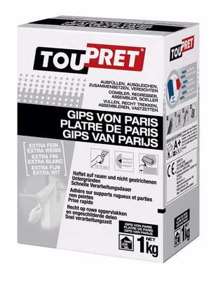 PLATRE FIN DE PARIS - POUDRE 1 KG