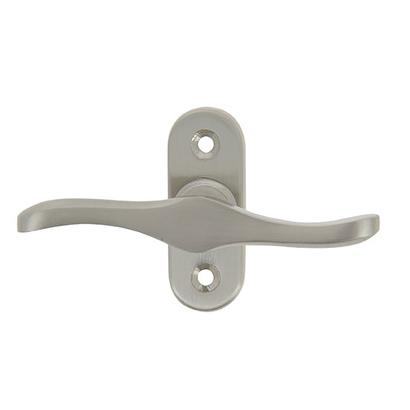 Crémone aluminium avec platine en acier – Oris nickel mat