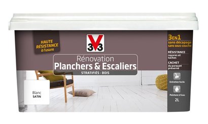 Peinture rénovation PLANCHERS ET ESCALIERS - Satin TERRACOTTA 2L