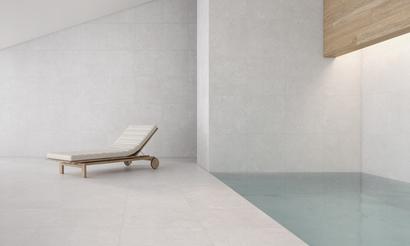 Carrelage sol intérieur NORDBY 60x60cm ép.9,5mm - Rectifié - Blanco