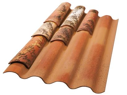 Plaque support tuiles Tegolit Plus 235 - 165 x 98CM - Flammée