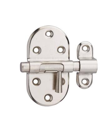 Verrou de meuble TARGETTE acier nickelé 35MM - Thirard