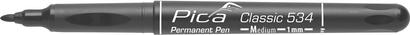 Feutre medium permanent 1mm noir - Pica