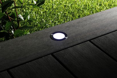 Lot de 10 spots SIROS Ø60mm Blanc avec transformateur 30W