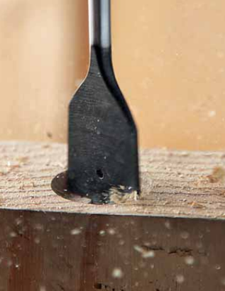 MECHE A BOIS PLATE DIAM 26 MM