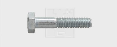 Boulon tête hexagonale 10x70 mm Acier Zingué Boite x 25 SWG